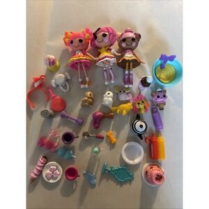 Lalaloopsy Lot Mini Dolls And Many Accessories‎ Pets